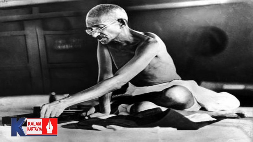 महात्मा गांधी  : भारतीय स्वतन्त्रता आन्दोलन के एक प्रमुख राजनैतिक एवं आध्यात्मिक नेता