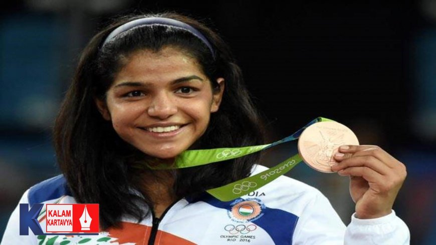 रियो ओलंपिक में पदक जीतने वाली पहली भारतीय महिला पहलवान साक्षी मलिक